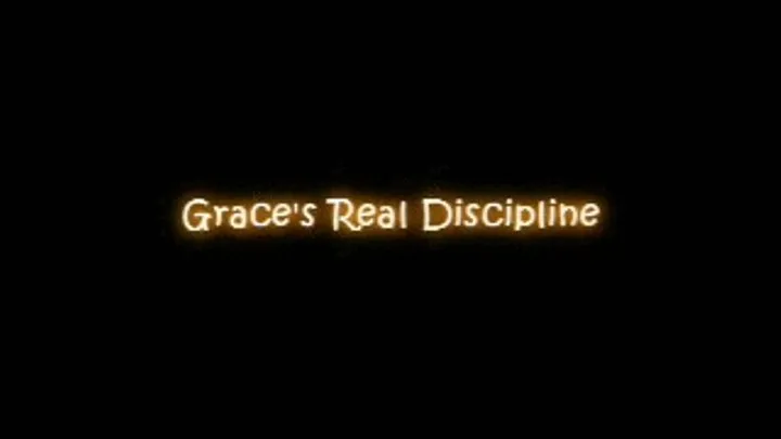 Grace's Real Discipline (Part 1)