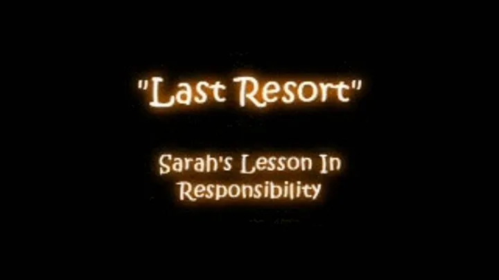 Last Resort Part 1