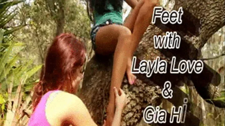 Gia and Ava foot fetish clip