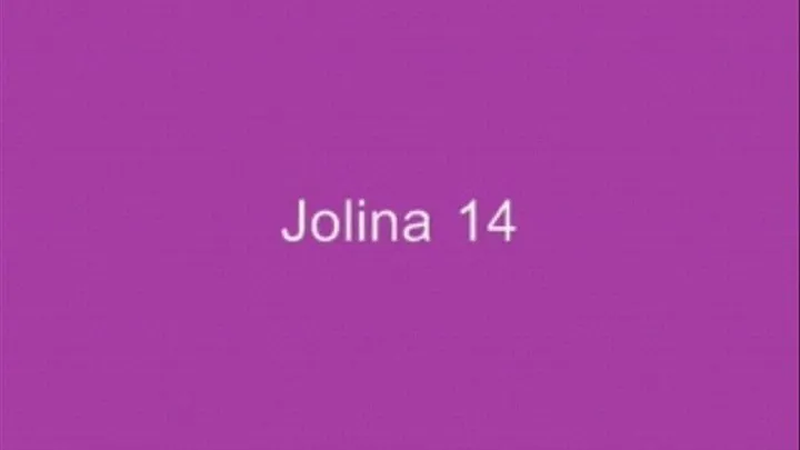 Jolina 14 - Beauty Queen Moving in Leather Pants