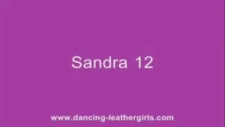 Sandra 12 - Beautiful Girl Dancing in Shiny Leatherleggings