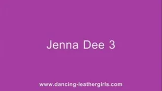 Jenna Dee 3 - Dancing in Redial Leatherleggings and Leather Gloves