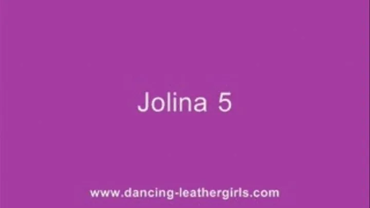 Jolina 5 - Dancing in Shiny Miss Sixty Tommy Leathers