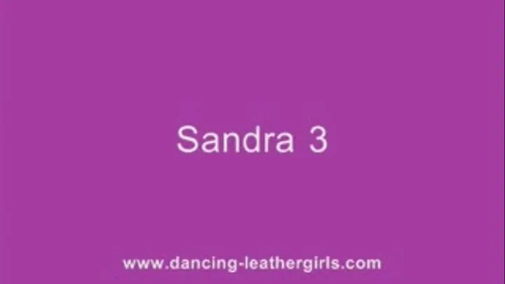 Sandra 3 - Dancing in shiny black Tommy Leather Pants