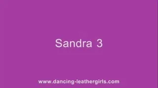 Sandra 3 - Dancing in shiny black Tommy Leather Pants