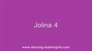 Jolina 4 - Dancing in Shiny Leatherleggings