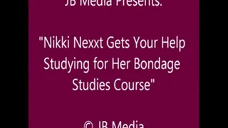 Nikki Nexxt Gets Help with Bondage Studies