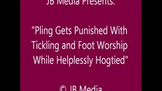 Pling Hogtied, Tickled, Foot Worshiped