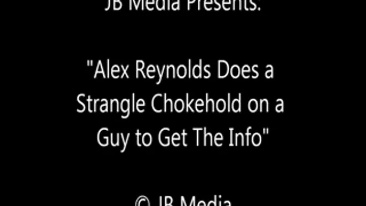 Alex Reynolds Puts a Guy in a Chokehold