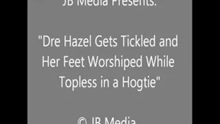 Dre Hazel Hogtied for Tickling and Foot Worship