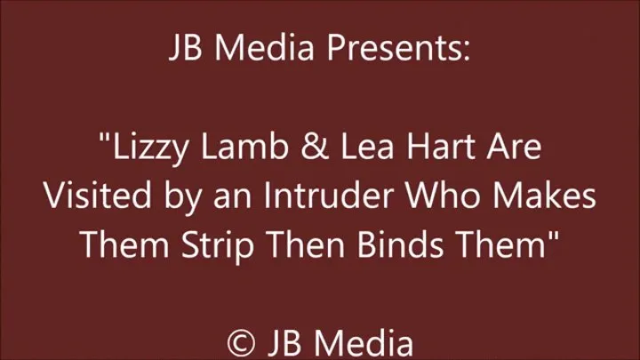 Lizzy and Lea Stripped and Bound