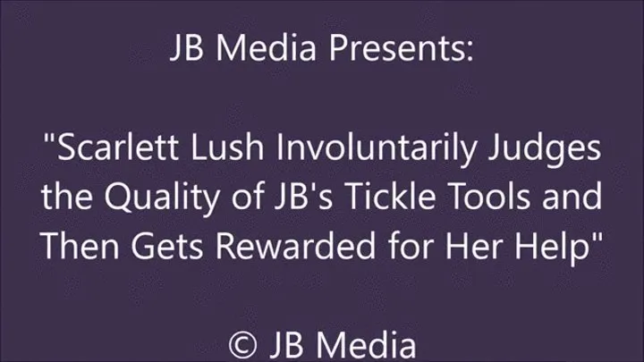 Scarlett Lush Judges the Tickle Tools and Then Gets Rewarded - SQ