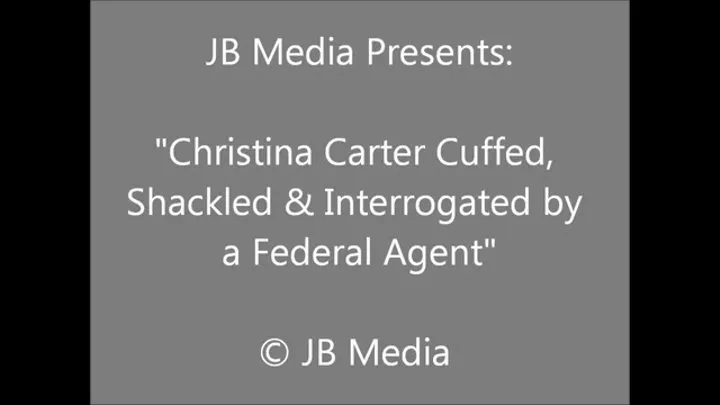 Christina Carter Arrested and Punished