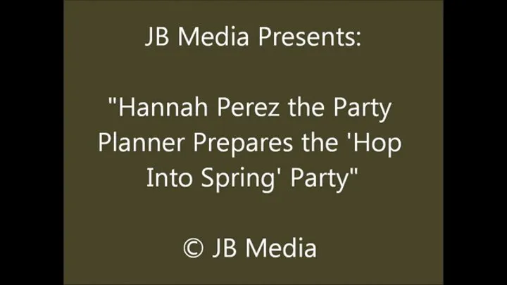 Hannah Perez Hosts the Hop into Spring Party