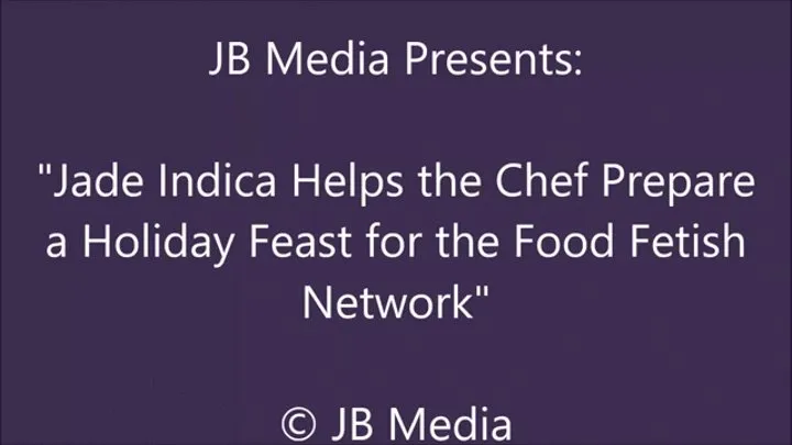 Jade Indica Assists on the Food Fetish Network