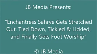 Sahrye Stretched Out for Tickling and Teasing
