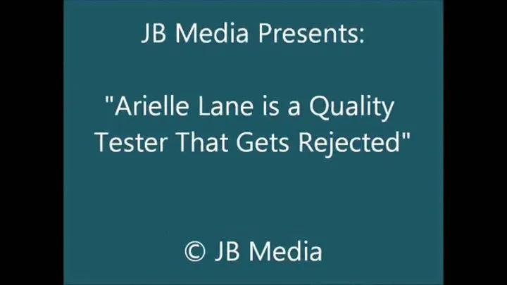 Arielle Lane Has Her Promotion Rejected