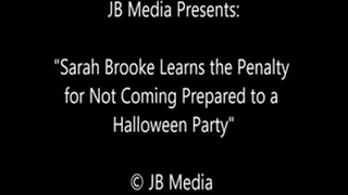 Sarah Brooke Has a Halloween Party Foul - SQ