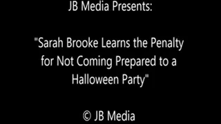 Sarah Brooke Has a Halloween Party Foul