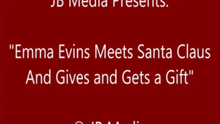 Emma Evins Meets Santa Claus