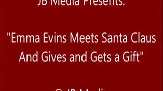 Emma Evins Meets Santa Claus