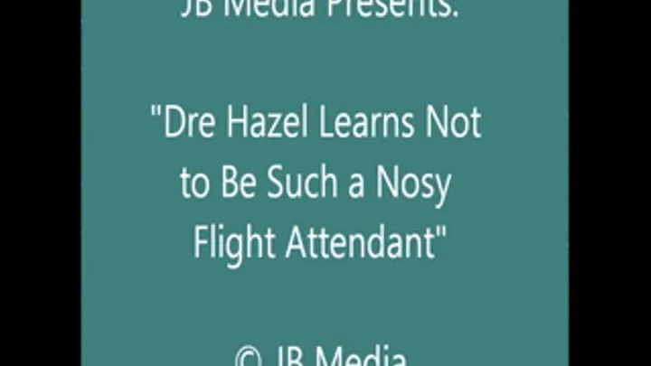 Dre Hazel the Nosy Flight Attendant - SQ