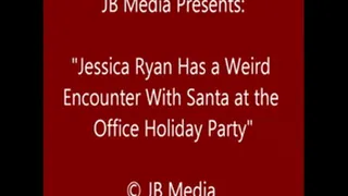 Jessica Ryan Meets Santa at a Christmas Party