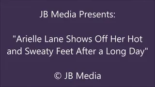 Arielle Lane Shows off Her Sexy Sweaty Feet