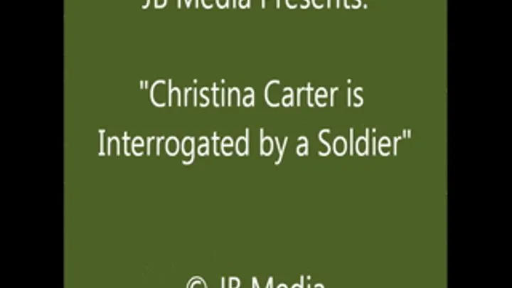 Christina Carter Gets Interrogated