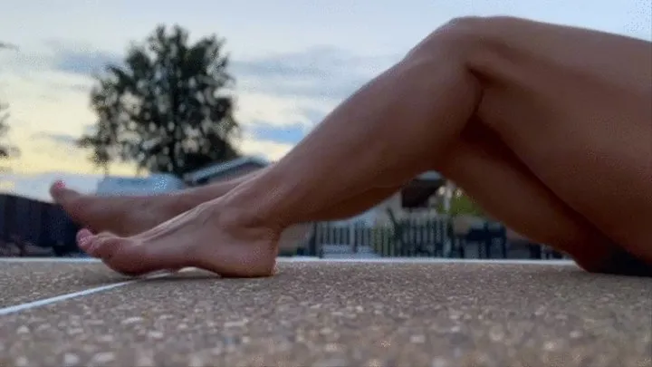 Seated Poolside Barefoot Flex