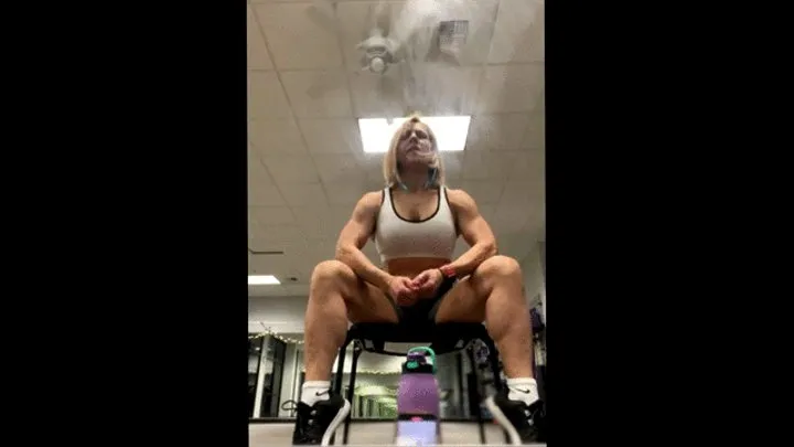 Seated Inner Head Flex In The Gym