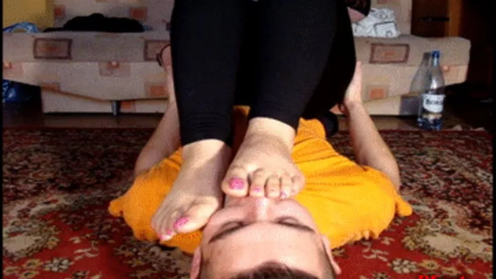 Feet on face 3 (Sandra)