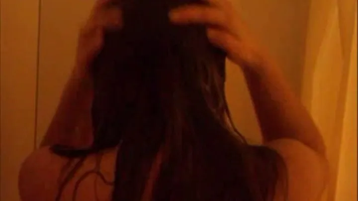 Brunette Hair Washing - MKV