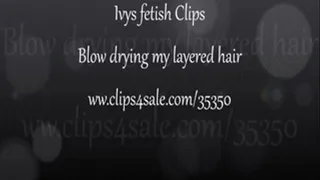 Layered Hair Blow Dry