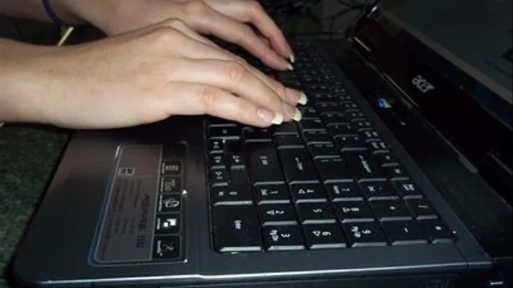 Typing Long Nails