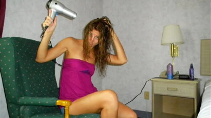 Blow Drying my hair