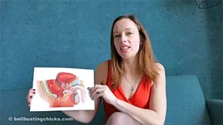 I chop your penis off and give you your final jerk off instruction!