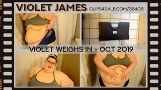 Violet Weighs In - Oct 2019