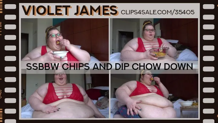 SSBBW Chips and Dip Chow Down