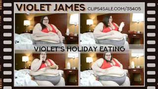 Violet's Holiday Eating