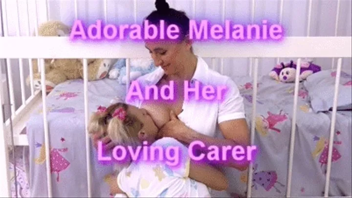 Adorable Melanie and her loving carer