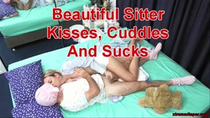 Beautiful Sitter Kisses, Cuddles And Sucks