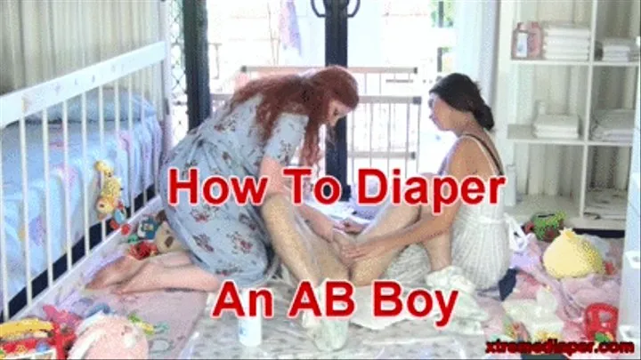 How To Diaper An AB Boy