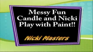 Candle Boxxx and Nikki Masters Get Messy with Paint!!