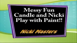 Candle Boxxx and Nikki Masters Get Messy with Paint!! (Iphone/ )