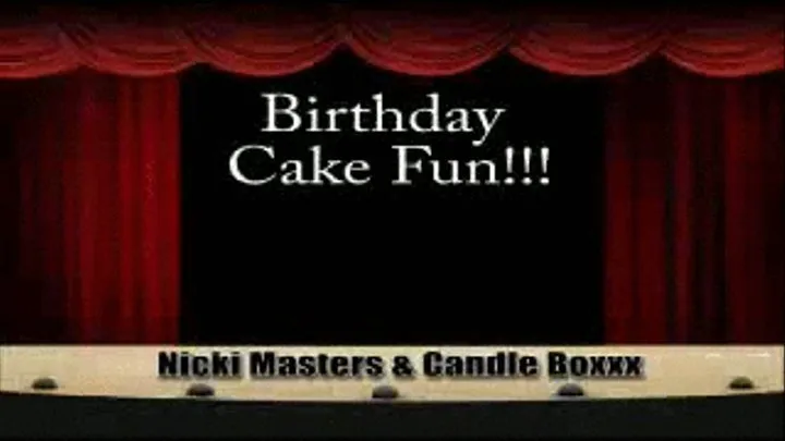 Messy Birthday Cake Fun with Candle Boxxx (fast download)