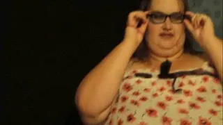 Beautiful Blonde BBW in Glasses, Ripping Major Farts