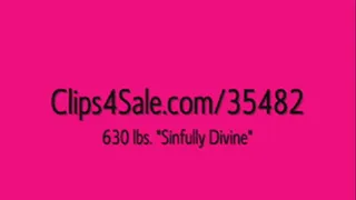 SSBBW - 630 lbs. ''Sinfully Divine'' - SLOW MOTION Waddle Walk (w/ Real Time)