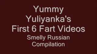 Yulia's First 6 Fart Videos - A Smelly Russian Compilation