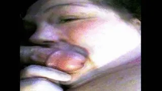 500 pound Girl with a Beard gives blowjob and has Orgasm